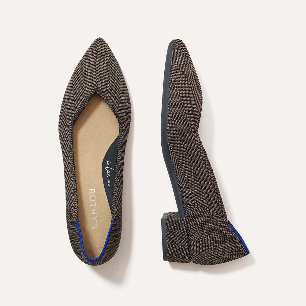 Rothy's Women's Black and Brown Flats